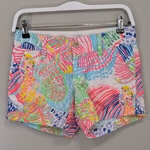 Lilly Pulitzer The Callahan Short Roar of the Sea Tropical Resort - Size 00